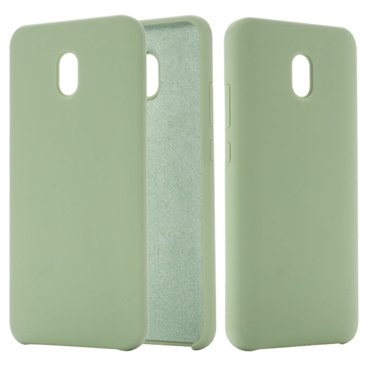 For Xiaomi Redmi 8A Solid Color Liquid Silicone Dropproof Full Coverage Protective Case