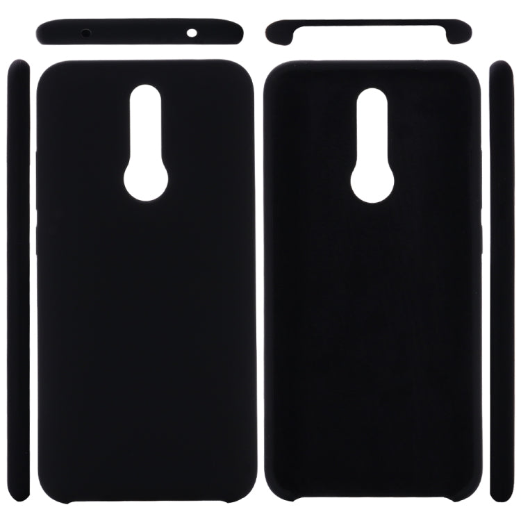 For Xiaomi Redmi 8 Solid Color Liquid Silicone Dropproof Full Coverage Protective Case