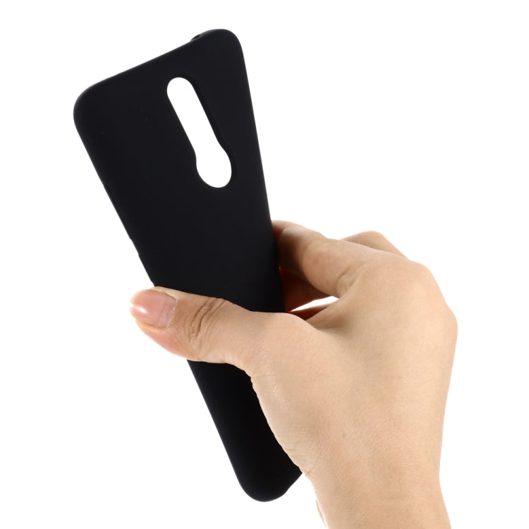 For Xiaomi Redmi 8 Solid Color Liquid Silicone Dropproof Full Coverage Protective Case