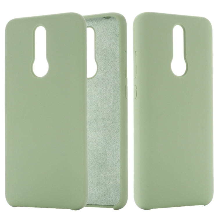 For Xiaomi Redmi 8 Solid Color Liquid Silicone Dropproof Full Coverage Protective Case