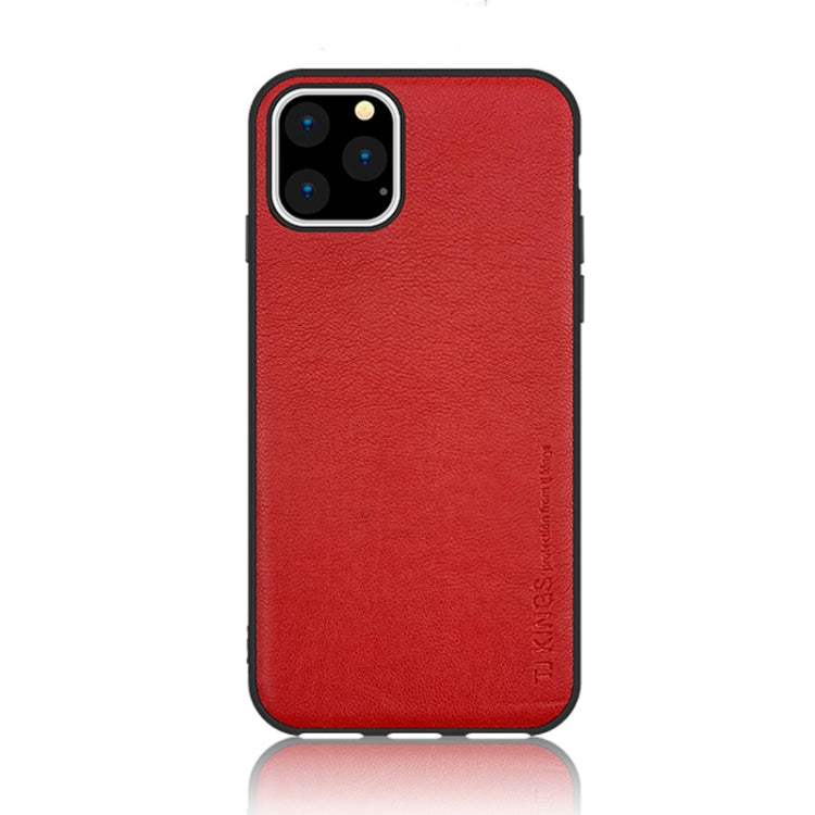 For iPhone 11 TJ KINGS Elegant Series Shockproof PC + TPU + Lambskin Case
