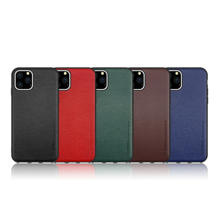 For iPhone 11 TJ KINGS Elegant Series Shockproof PC + TPU + Lambskin Case