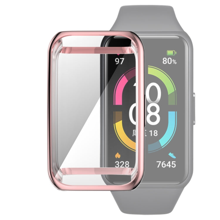 For Huawei Band 6 / 6 Pro / Honor Band 6 Full Coverage TPU Electroplating Protective Case Cover