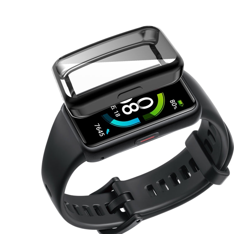 For Huawei Band 6 / 6 Pro / Honor Band 6 Full Coverage TPU Electroplating Protective Case Cover