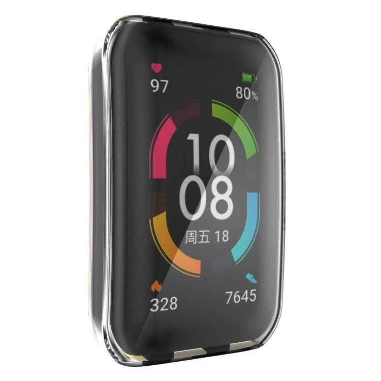 For Huawei Band 6 / 6 Pro / Honor Band 6 Full Coverage TPU Electroplating Protective Case Cover
