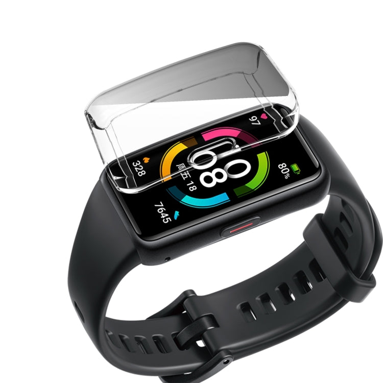 For Huawei Band 6 / 6 Pro / Honor Band 6 Full Coverage TPU Electroplating Protective Case Cover