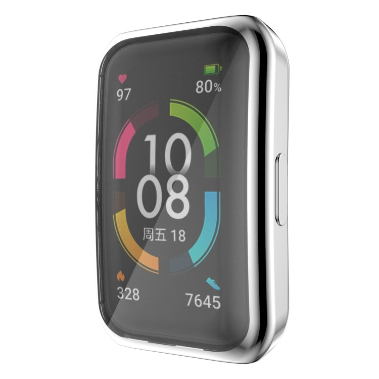 For Huawei Band 6 / 6 Pro / Honor Band 6 Full Coverage TPU Electroplating Protective Case Cover