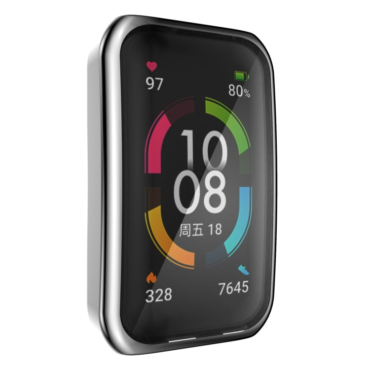 For Huawei Band 6 / 6 Pro / Honor Band 6 Full Coverage TPU Electroplating Protective Case Cover