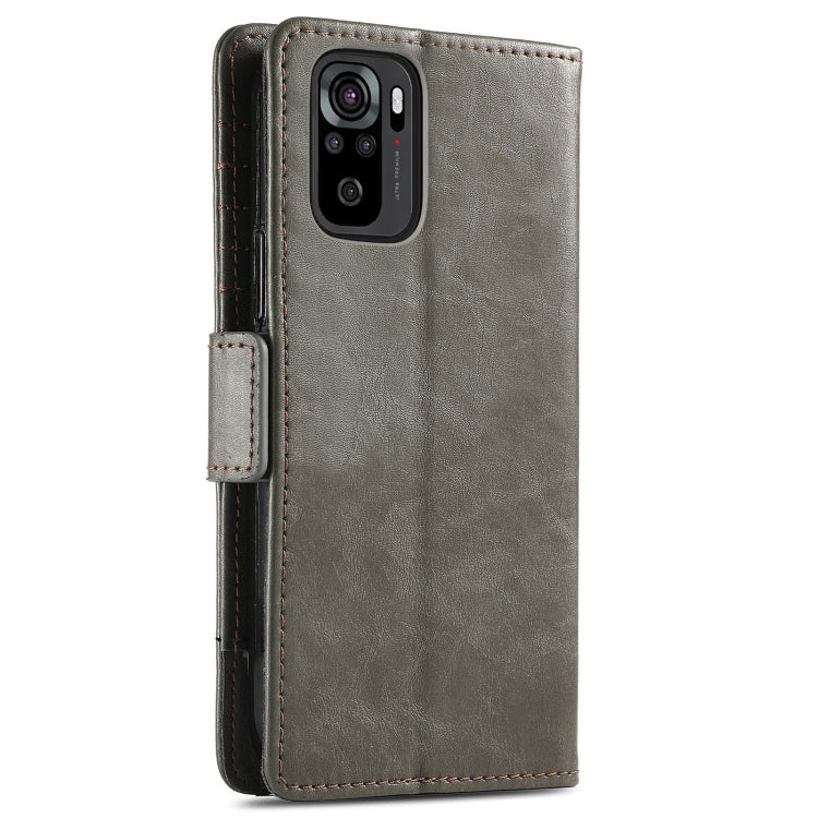For Xiaomi Redmi Note 10 CaseNeo Business Splicing Dual Magnetic Buckle Horizontal Flip PU Leather Case with Holder & Card Slots & Wallet