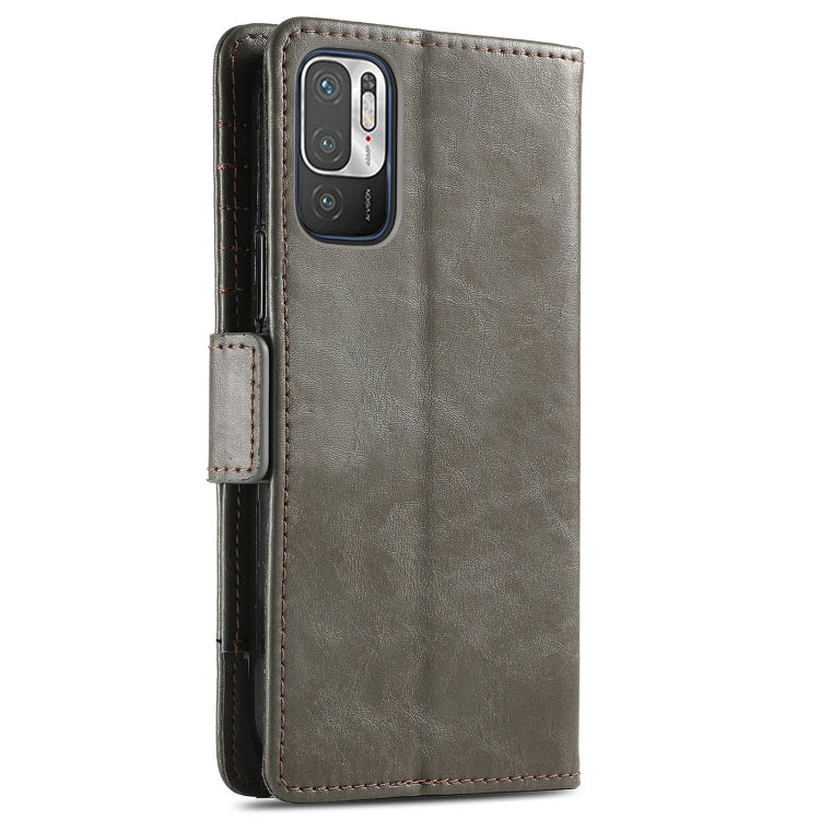 For Xiaomi Redmi Note 10 5G CaseNeo Business Splicing Dual Magnetic Buckle Horizontal Flip PU Leather Case with Holder & Card Slots & Wallet