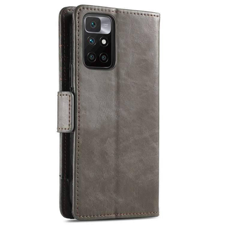 For Xiaomi Redmi 10 CaseNeo Business Splicing Dual Magnetic Buckle Horizontal Flip PU Leather Case with Holder & Card Slots & Wallet