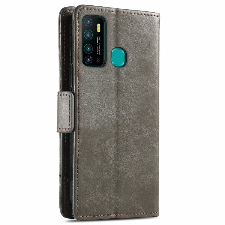 For Infinix Hot 9 CaseNeo Business Splicing Dual Magnetic Buckle Horizontal Flip PU Leather Case with Holder & Card Slots & Wallet