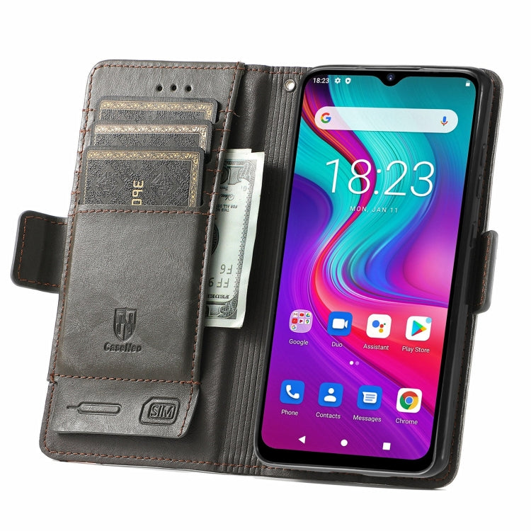 For Doogee X96 Pro CaseNeo Business Splicing Dual Magnetic Buckle Horizontal Flip PU Leather Case with Holder & Card Slots & Wallet