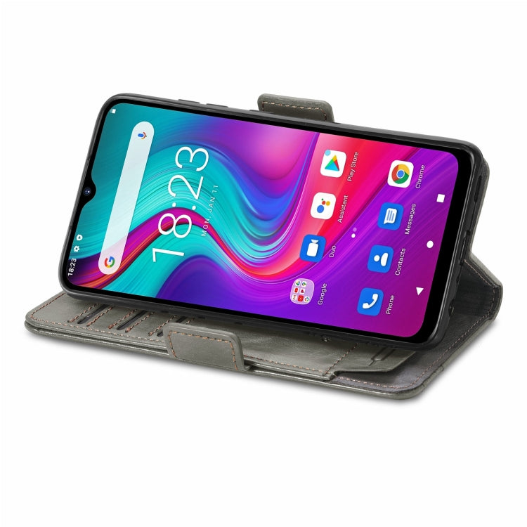 For Doogee X96 Pro CaseNeo Business Splicing Dual Magnetic Buckle Horizontal Flip PU Leather Case with Holder & Card Slots & Wallet