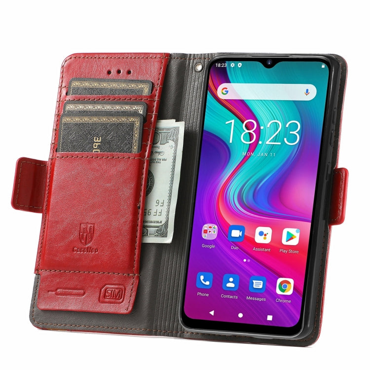 For Doogee X96 Pro CaseNeo Business Splicing Dual Magnetic Buckle Horizontal Flip PU Leather Case with Holder & Card Slots & Wallet