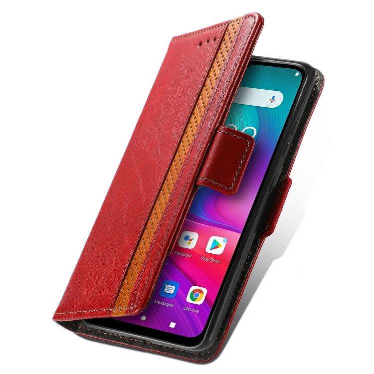 For Doogee X96 Pro CaseNeo Business Splicing Dual Magnetic Buckle Horizontal Flip PU Leather Case with Holder & Card Slots & Wallet