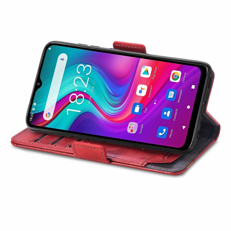 For Doogee X96 Pro CaseNeo Business Splicing Dual Magnetic Buckle Horizontal Flip PU Leather Case with Holder & Card Slots & Wallet