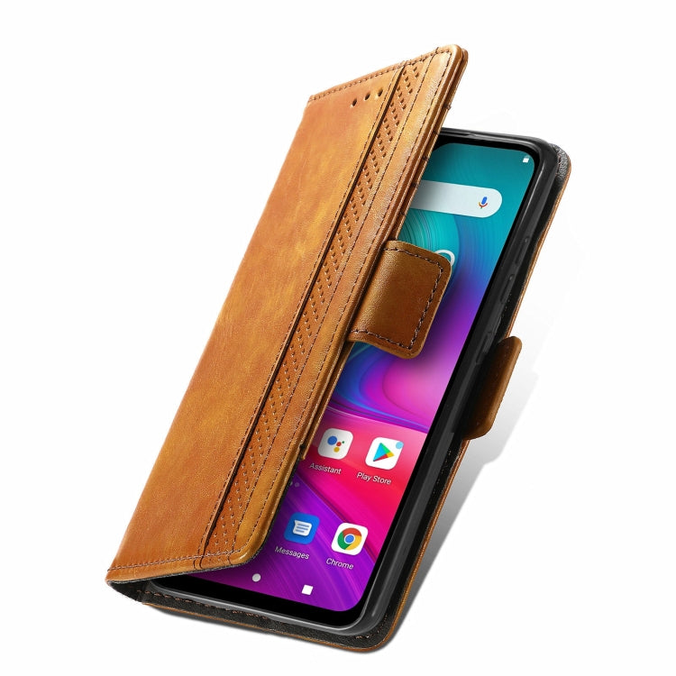 For Doogee X96 Pro CaseNeo Business Splicing Dual Magnetic Buckle Horizontal Flip PU Leather Case with Holder & Card Slots & Wallet
