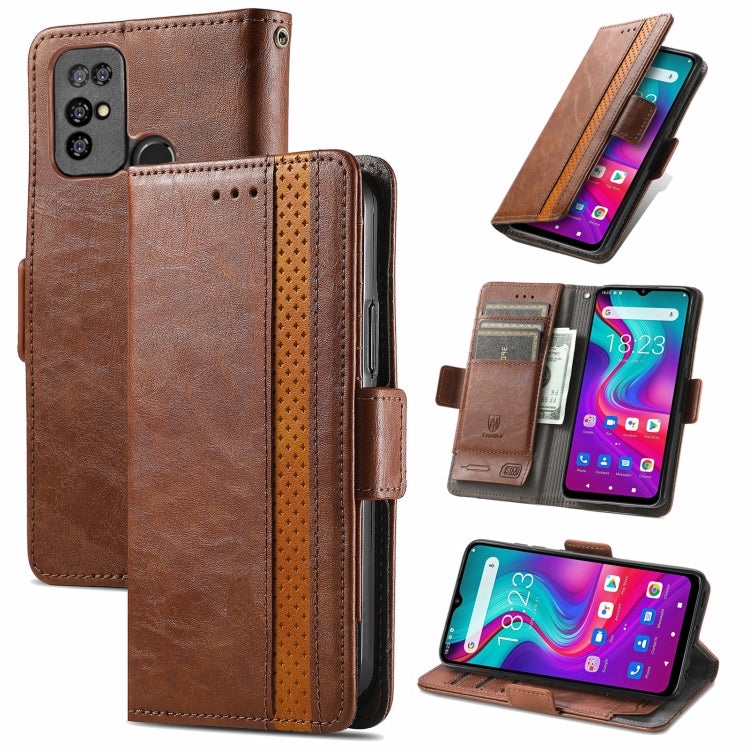 For Doogee X96 Pro CaseNeo Business Splicing Dual Magnetic Buckle Horizontal Flip PU Leather Case with Holder & Card Slots & Wallet