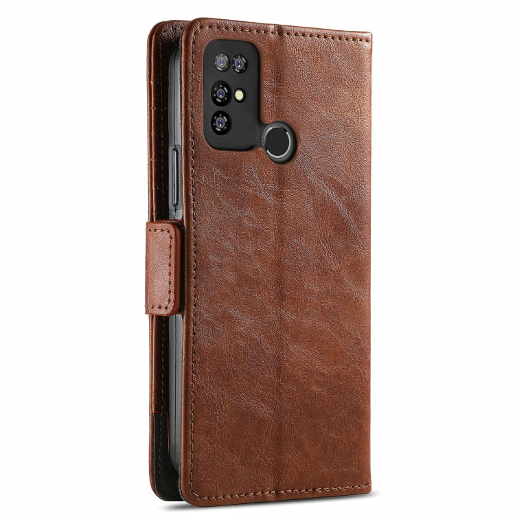 For Doogee X96 Pro CaseNeo Business Splicing Dual Magnetic Buckle Horizontal Flip PU Leather Case with Holder & Card Slots & Wallet