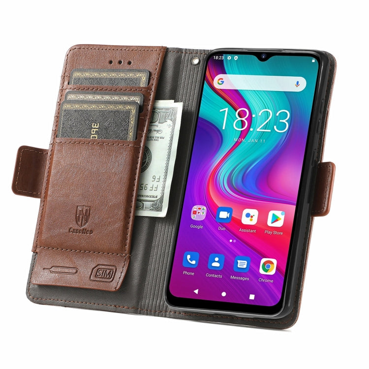 For Doogee X96 Pro CaseNeo Business Splicing Dual Magnetic Buckle Horizontal Flip PU Leather Case with Holder & Card Slots & Wallet