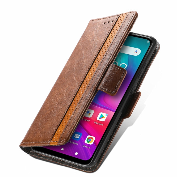 For Doogee X96 Pro CaseNeo Business Splicing Dual Magnetic Buckle Horizontal Flip PU Leather Case with Holder & Card Slots & Wallet