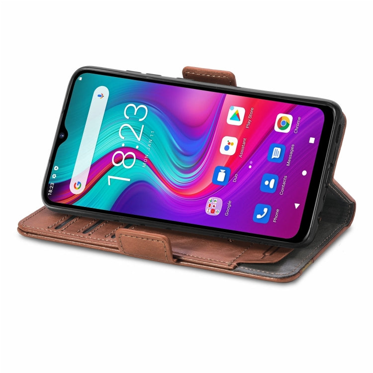 For Doogee X96 Pro CaseNeo Business Splicing Dual Magnetic Buckle Horizontal Flip PU Leather Case with Holder & Card Slots & Wallet