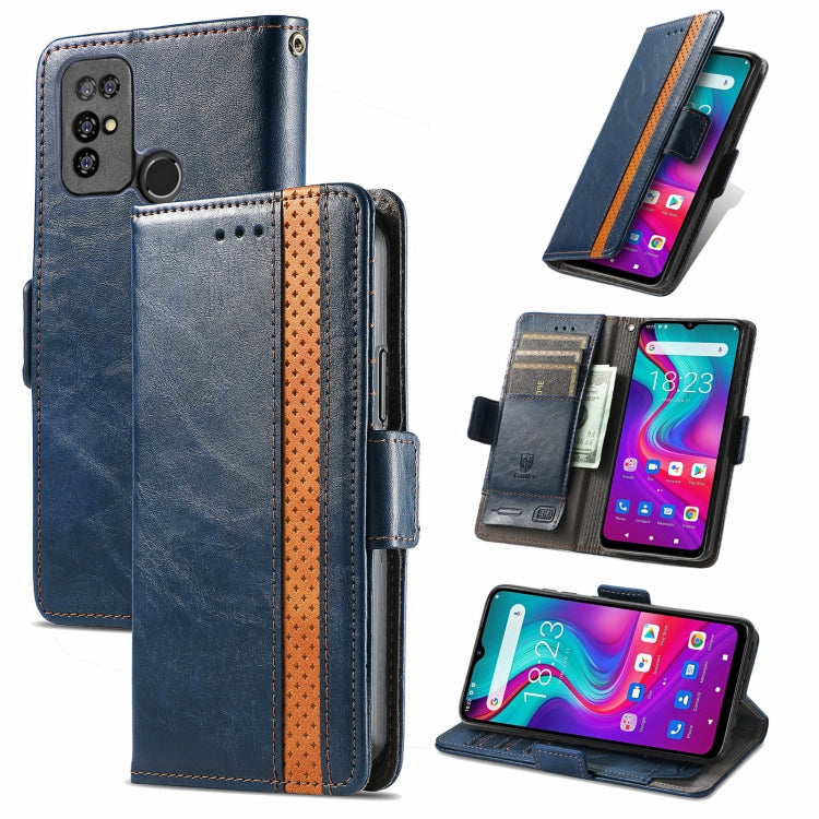 For Doogee X96 Pro CaseNeo Business Splicing Dual Magnetic Buckle Horizontal Flip PU Leather Case with Holder & Card Slots & Wallet
