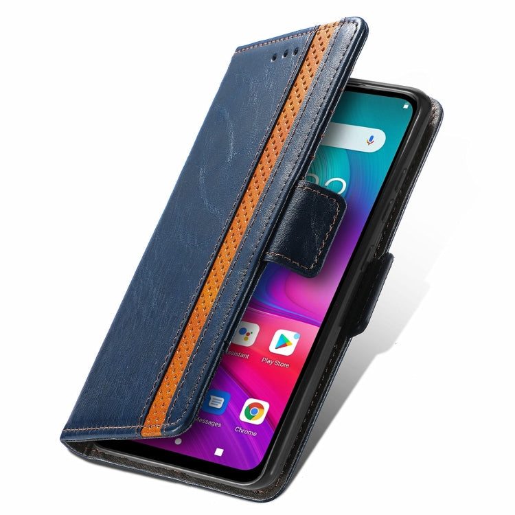 For Doogee X96 Pro CaseNeo Business Splicing Dual Magnetic Buckle Horizontal Flip PU Leather Case with Holder & Card Slots & Wallet
