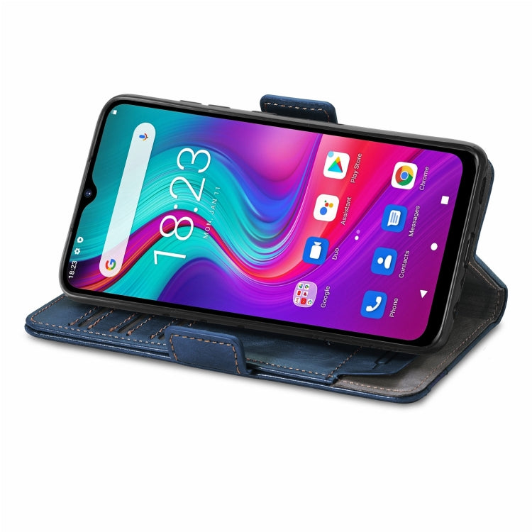 For Doogee X96 Pro CaseNeo Business Splicing Dual Magnetic Buckle Horizontal Flip PU Leather Case with Holder & Card Slots & Wallet