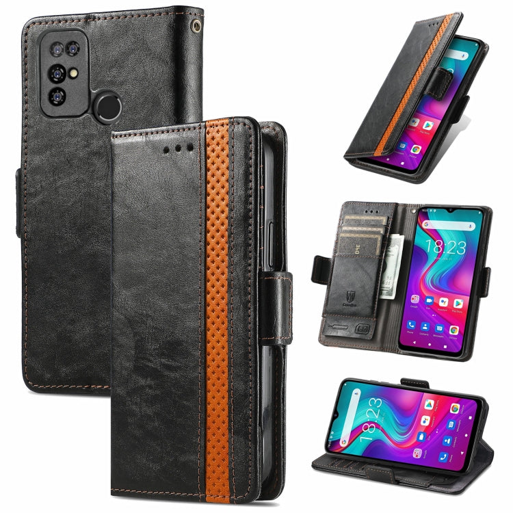 For Doogee X96 Pro CaseNeo Business Splicing Dual Magnetic Buckle Horizontal Flip PU Leather Case with Holder & Card Slots & Wallet