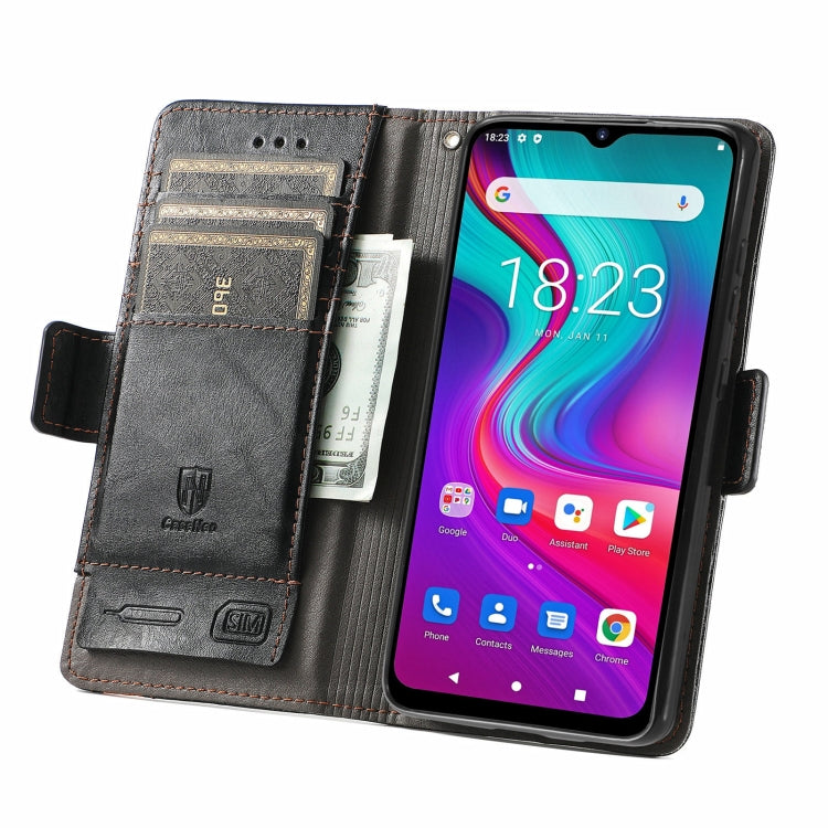 For Doogee X96 Pro CaseNeo Business Splicing Dual Magnetic Buckle Horizontal Flip PU Leather Case with Holder & Card Slots & Wallet