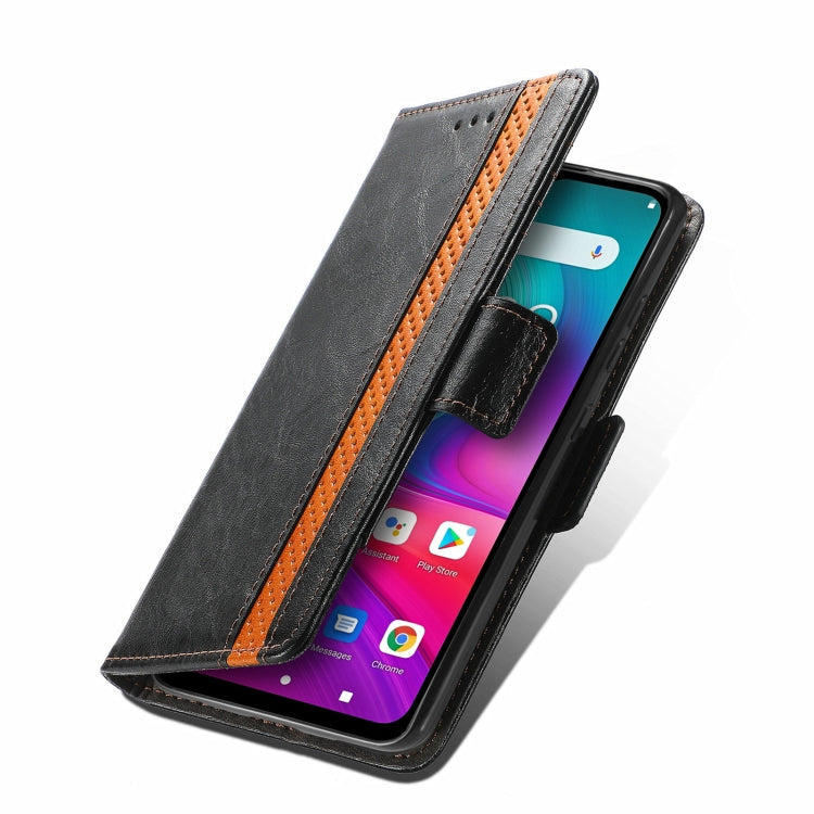 For Doogee X96 Pro CaseNeo Business Splicing Dual Magnetic Buckle Horizontal Flip PU Leather Case with Holder & Card Slots & Wallet