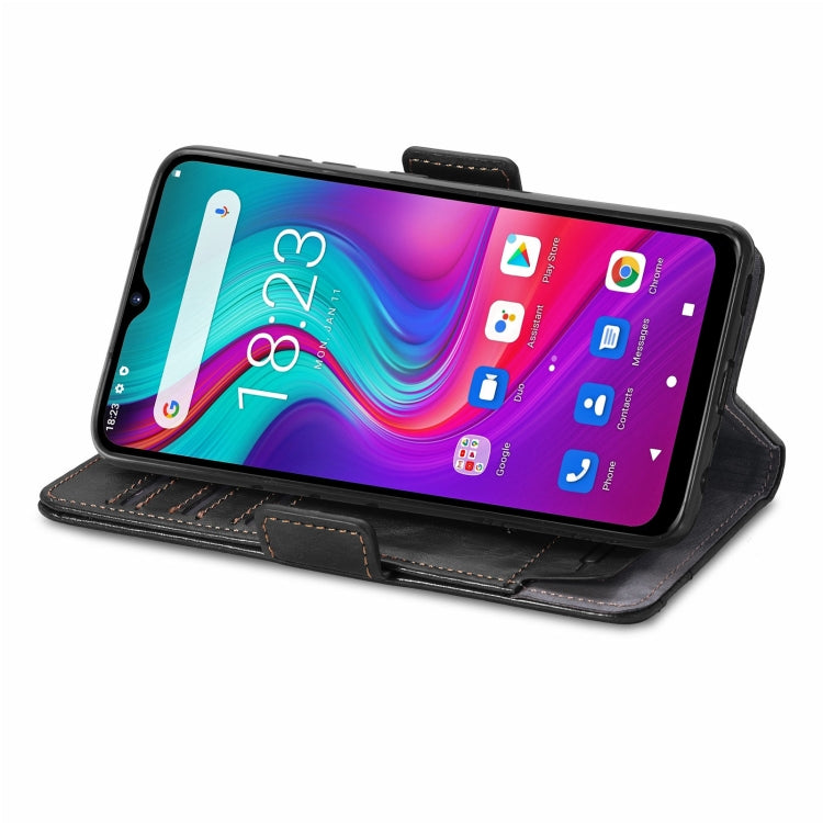 For Doogee X96 Pro CaseNeo Business Splicing Dual Magnetic Buckle Horizontal Flip PU Leather Case with Holder & Card Slots & Wallet