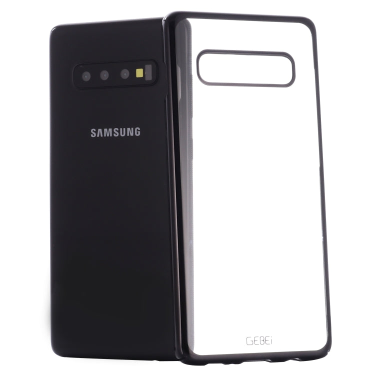For Galaxy S10e GEBEI Shockproof  Plating PC Protective Case