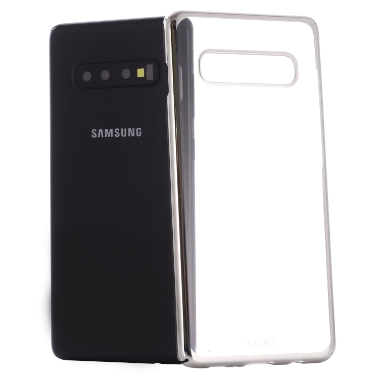 For Galaxy S10e GEBEI Shockproof  Plating PC Protective Case