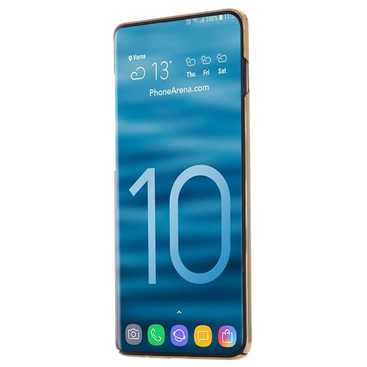 For Galaxy S10+ GEBEI Shockproof  Plating PC Protective Case