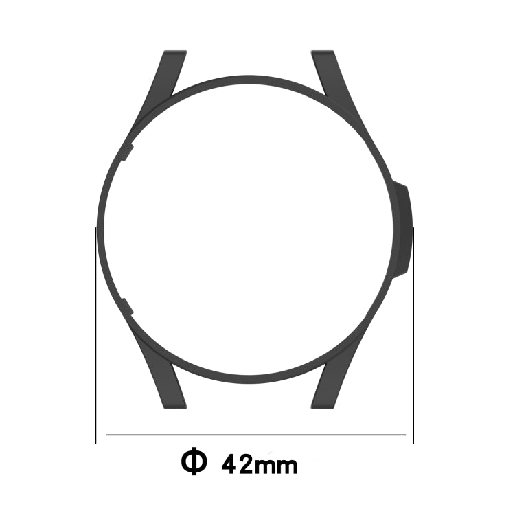 For Samsung Galaxy Watch4 Classic 42mm Half Coverage Hollowed PC Protective Case