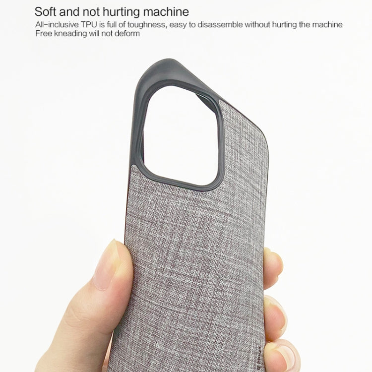 For iPhone 11 TJ KINGS Fanshi Series Shockproof TPU + Canvas Pattern Case