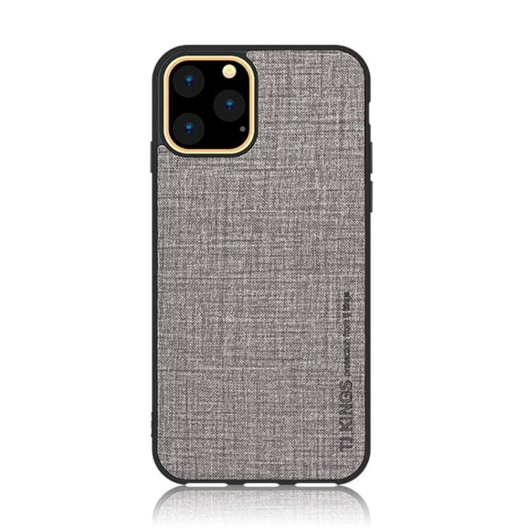 For iPhone 11 TJ KINGS Fanshi Series Shockproof TPU + Canvas Pattern Case