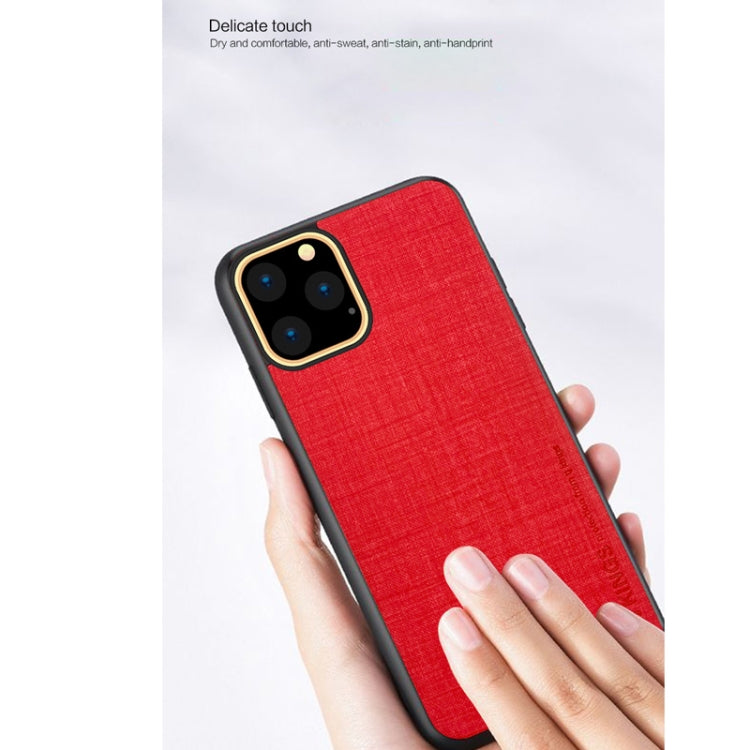 For iPhone 11 TJ KINGS Fanshi Series Shockproof TPU + Canvas Pattern Case