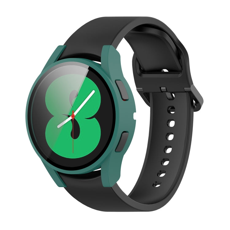 For Samsung Galaxy Watch4 44mm PC Protective Case with Tempered Glass Film
