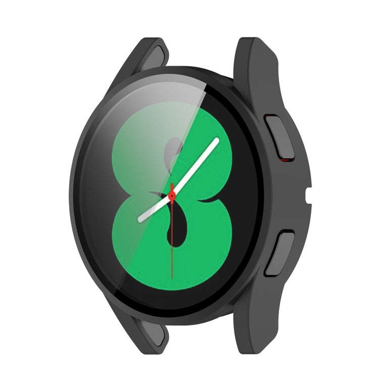 For Samsung Galaxy Watch4 44mm PC Protective Case with Tempered Glass Film