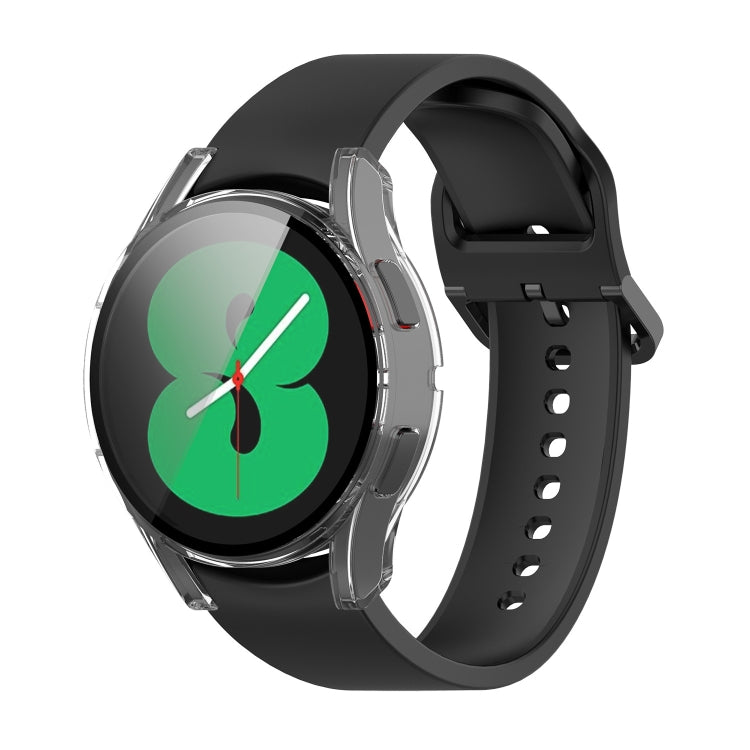 For Samsung Galaxy Watch4 44mm PC Protective Case with Tempered Glass Film