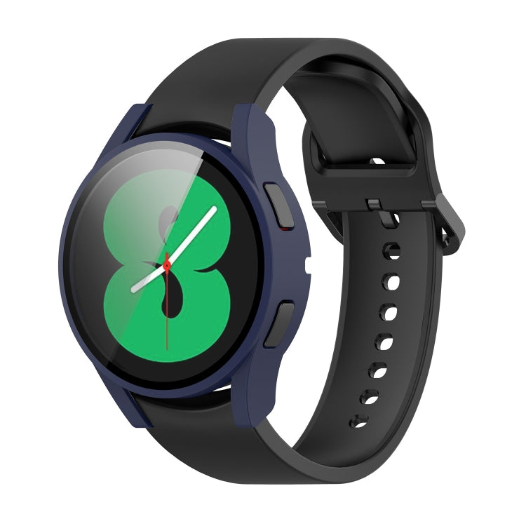 For Samsung Galaxy Watch4 44mm PC Protective Case with Tempered Glass Film