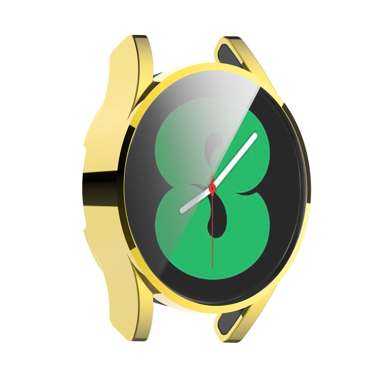For Samung Galaxy Watch4 44mm Full Coverage TPU Electroplating Protective Case Cover