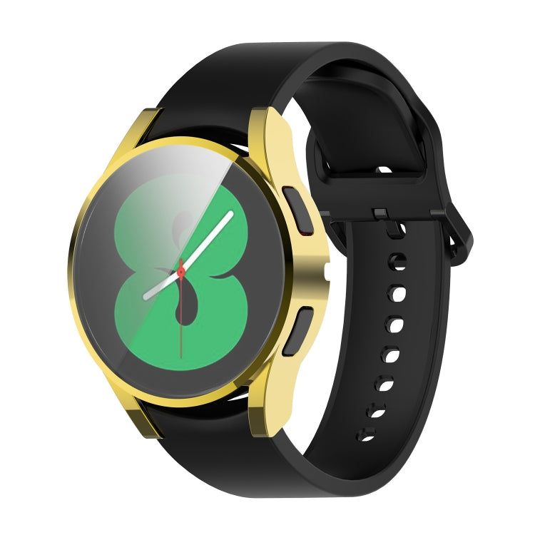 For Samung Galaxy Watch4 44mm Full Coverage TPU Electroplating Protective Case Cover