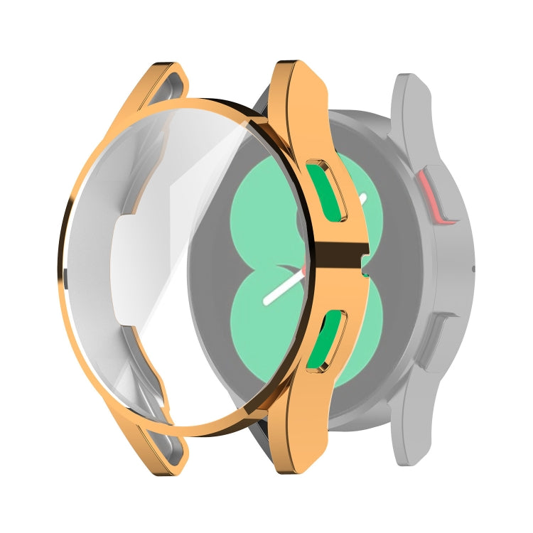 For Samung Galaxy Watch4 44mm Full Coverage TPU Electroplating Protective Case Cover
