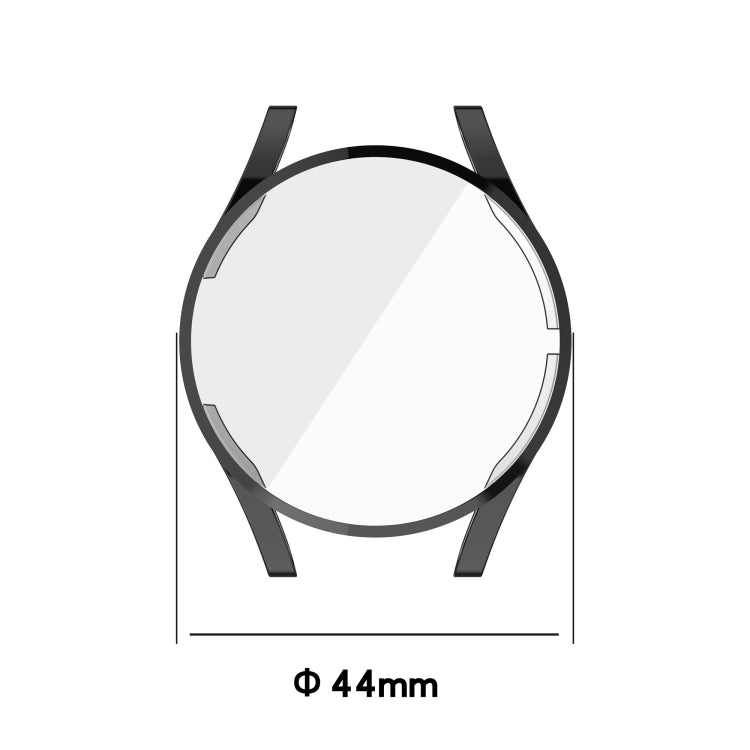 For Samung Galaxy Watch4 44mm Full Coverage TPU Electroplating Protective Case Cover