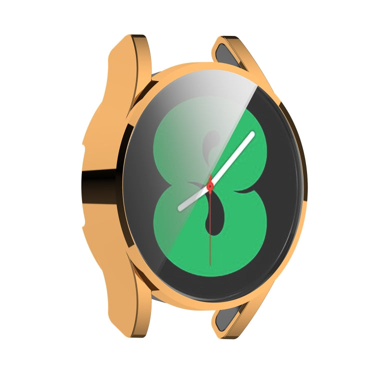 For Samung Galaxy Watch4 44mm Full Coverage TPU Electroplating Protective Case Cover